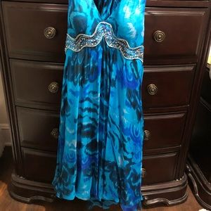 Blue party dress